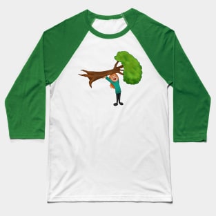 Save A Tree - Girl Edition Baseball T-Shirt